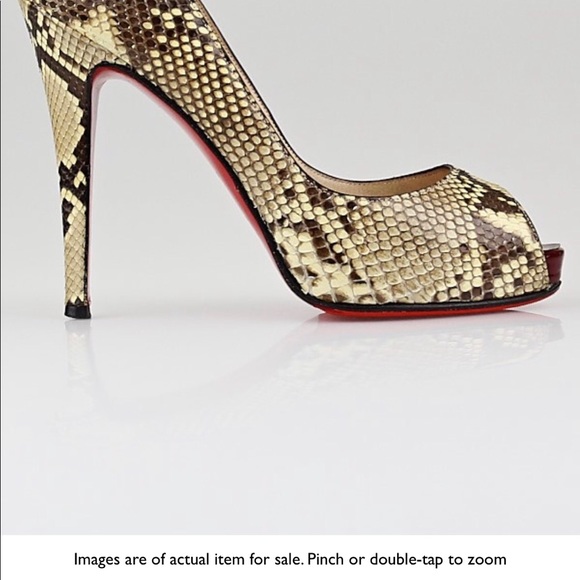 Christian Louboutin Authentic Python Stilettos! - Picture 3 of 4